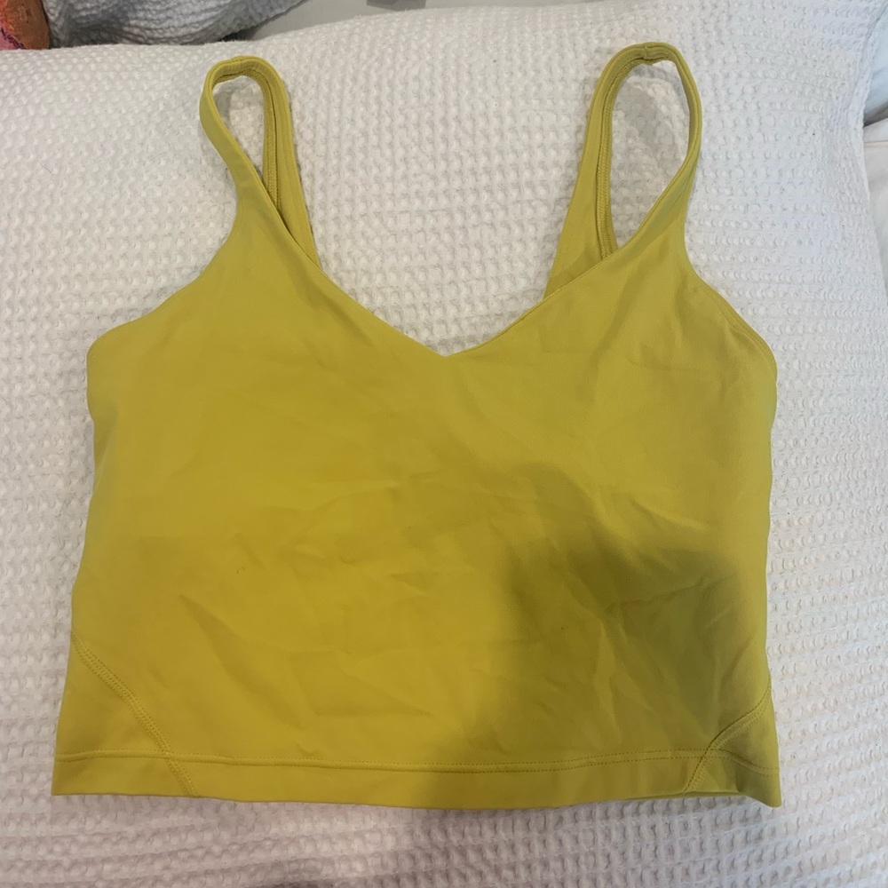 lyly lemon align tank top